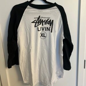 Vintage Stüssy "Livin" Raglan Tee